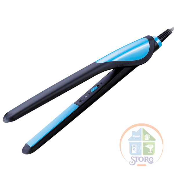 Выпрямитель для волос SAKURA SA-4519BL 35Вт, пласт.корпус, пластины с тефлон.покр., пластины 80х20мм