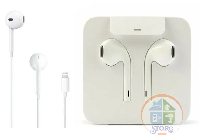 Внутриканальные наушники вкладыши iPhone Lightning Bluetooth pop-up (в техпаке)