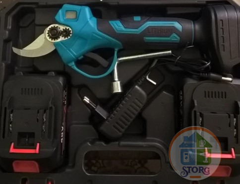Секатор бесщеточный аккумуляторный NewTorg - 18v 1 ДИСПЛЕЙ Акб 2 Ah (Design from Makita)