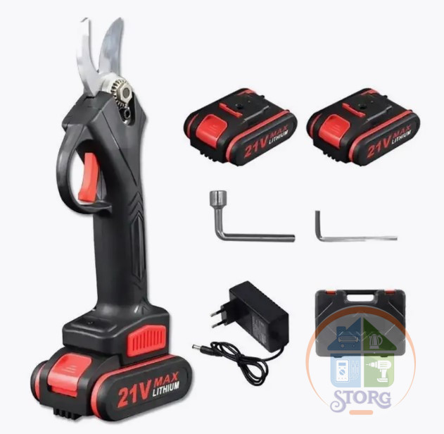 Секатор бесщеточный аккумуляторный NewTorg - 18v 1 ДИСПЛЕЙ Акб 2 Ah (Design from Makita)