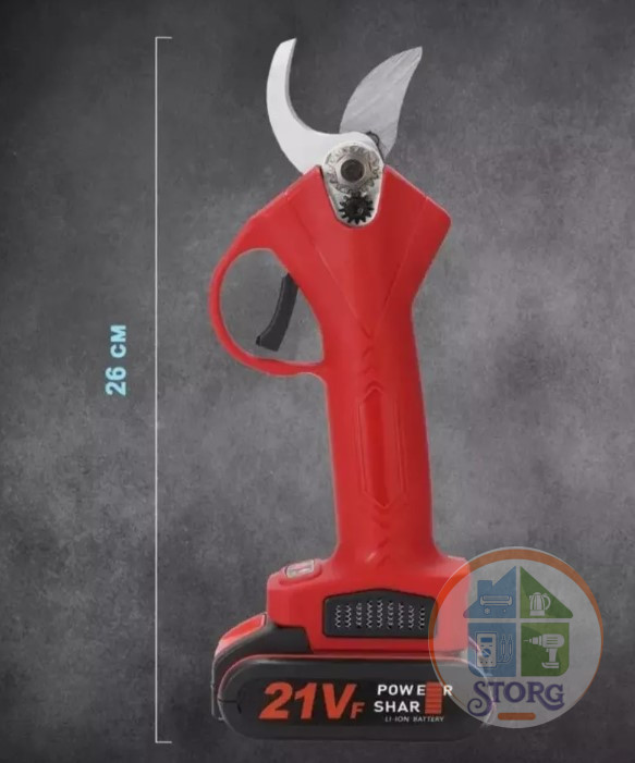 Секатор бесщеточный аккумуляторный NewTorg - 18v 1 ДИСПЛЕЙ Акб 2 Ah (Design from Makita)