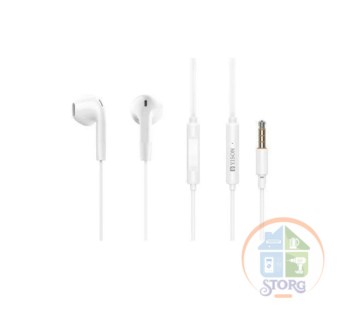 Наушники проводные с микрофоном Celebrat X1  (White)