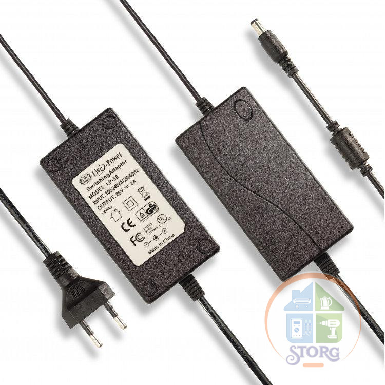 Блок питания импульсный S-TORG 26V LP-58 26V/2A=2A 5,5*2,5