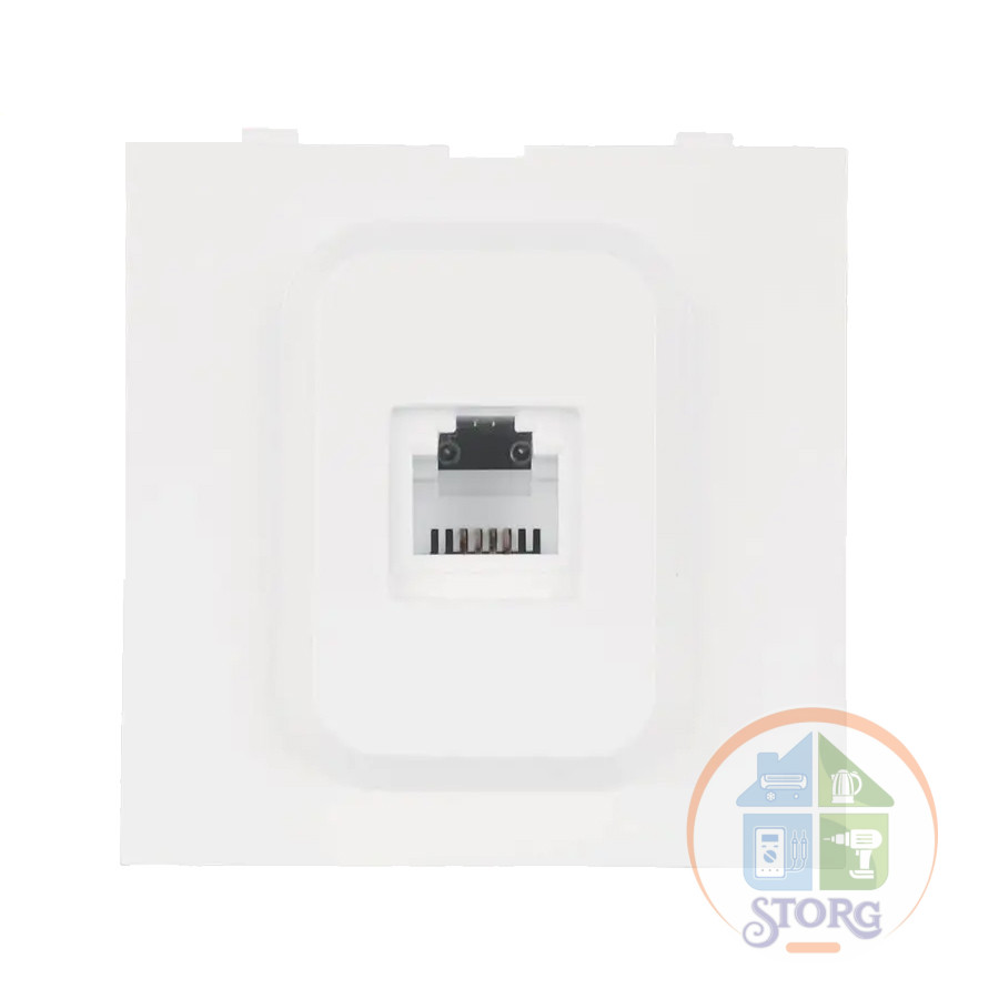 Nilson Unique накладная 1я Розетка Компьютерная CAT 5 (RJ 45) Белая