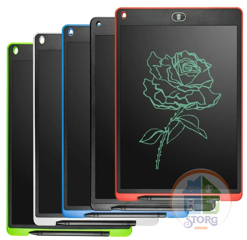 Планшет графический для заметок и рисования LCD Writing Tablet 10 green