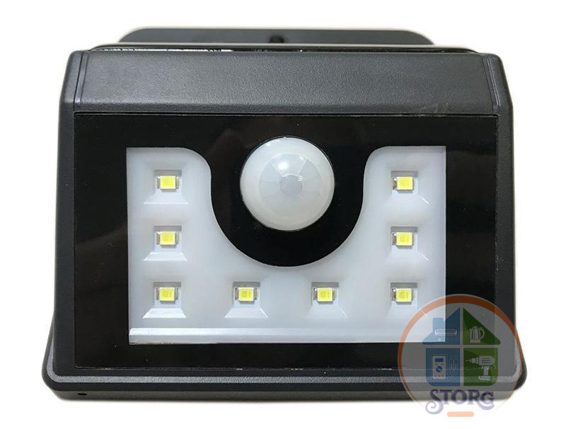Светильник настенный на солнечных батареях с датчиком движения LED 8 LED