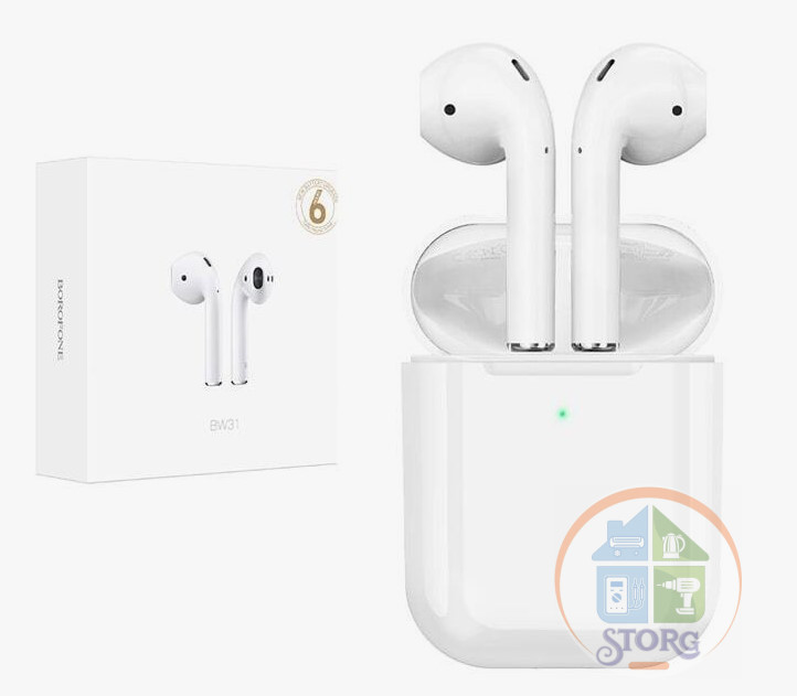 Наушники беспроводные Bluetooth A.Pods2 Borofone BW31 (White)