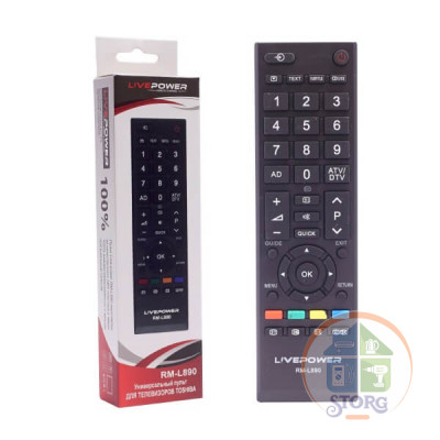 Пульт универсальный дистанционного управления для телевизоров RM-L890 for TOSHIBA